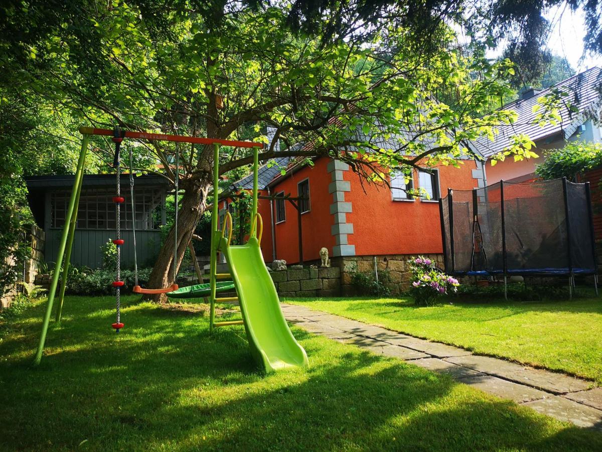 Ferienhaus Franz - An Der Elbe, Mit Grossem Garten Pirna Zewnętrze zdjęcie